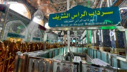 مراحل نهایی آماده کردن سرداب حرم مطهر امام حسین برای میزبانی از زائرین 4