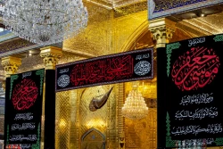 سیاهپوش کردن آستان قدس عباسی به مناسبت فرارسیدن سالروز شهادت امام موسی الکاظم (علیه السلام) 5