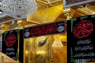 سیاهپوش کردن آستان قدس عباسی به مناسبت فرارسیدن سالروز شهادت امام موسی الکاظم (علیه السلام) 5