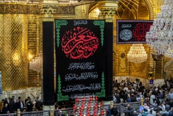 سیاهپوش کردن آستان قدس عباسی به مناسبت فرارسیدن سالروز شهادت امام موسی الکاظم (علیه السلام) 6
