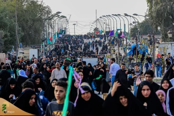 پیاده روی زائران به سوی کاظمین در آستانه سالروز شهادت امام کاظم علیه‌السلام 5