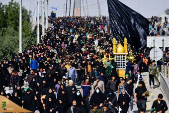 پیاده روی زائران به سوی کاظمین در آستانه سالروز شهادت امام کاظم علیه‌السلام 8