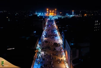 پیاده روی زائران به سوی کاظمین در آستانه سالروز شهادت امام کاظم علیه‌السلام 16