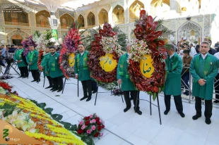 حضور پر شور زائران و مشتاقان اهل بیت علیهم السلام برای زیارت رجبیه حضرت امیرالمومنین  3