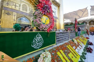 حضور پر شور زائران و مشتاقان اهل بیت علیهم السلام برای زیارت رجبیه حضرت امیرالمومنین  6