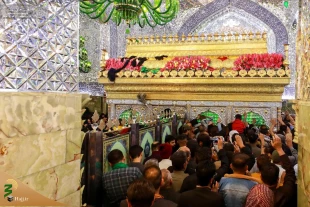 حضور پر شور زائران و مشتاقان اهل بیت علیهم السلام برای زیارت رجبیه حضرت امیرالمومنین  9