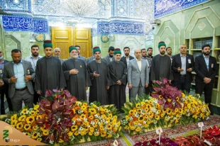 آذین بندی مرقد مطهر قمر بنی هشام به مناسبت حلول کماه سرور آل الله+ تصاویر 4
