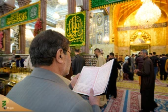 حال و هوای حرم مطهر امام حسین علیه السلام در شب میلاد 17