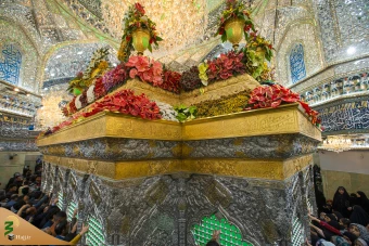 حال و هوای حرم مطهر امام حسین علیه السلام در شب میلاد 3
