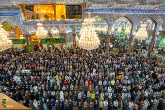 حال و هوای حرم مطهر امام حسین علیه السلام در شب میلاد 14