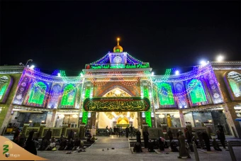 حال و هوای حرم مطهر امام حسین علیه السلام در شب میلاد 23