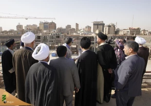 بازدید نماینده ولی فقیه در امور حج و زیارت سرپرست حجاج ایرانی  از پروژه ساخت صحن عقیله بنی هاشم(س) + تصاویر 7