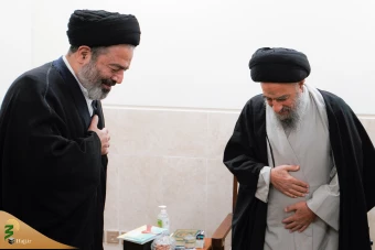 دیدار حجت الاسلام والمسلمین سیدعبدالفتاح نواب با آیت الله سیدمحمدتقی مدرسی  2