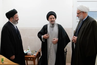 دیدار حجت الاسلام والمسلمین سیدعبدالفتاح نواب با آیت الله سیدمحمدتقی مدرسی  3