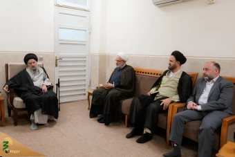 دیدار حجت الاسلام والمسلمین سیدعبدالفتاح نواب با آیت الله سیدمحمدتقی مدرسی  11