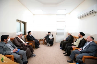 دیدار حجت الاسلام والمسلمین سیدعبدالفتاح نواب با آیت الله سیدمحمدتقی مدرسی  12