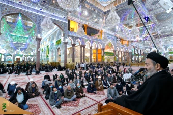 مراسم سخنرانی صبحگاهی حرم مطهر اباعبدالله الحسین علیه السلام  2