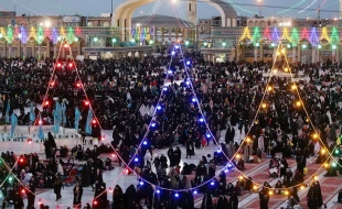 مسجد جمکران در شب نیمه شعبان 2