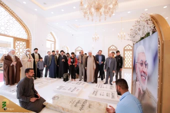 حضور در مرقد مطهر مجاهد شهید ابومهدی المهندس
 2