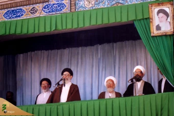 تصاویری از حجت‌الاسلام والمسلمین محمدی ری‌شهری در کنار رهبر انقلاب 4