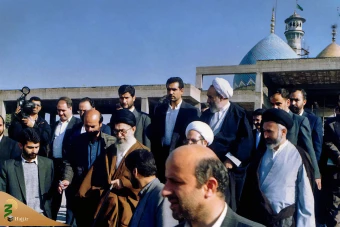 تصاویری از حجت‌الاسلام والمسلمین محمدی ری‌شهری در کنار رهبر انقلاب 14
