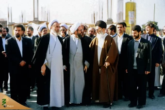 تصاویری از حجت‌الاسلام والمسلمین محمدی ری‌شهری در کنار رهبر انقلاب 5