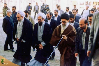 تصاویری از حجت‌الاسلام والمسلمین محمدی ری‌شهری در کنار رهبر انقلاب 6