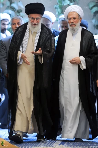 تصاویری از حجت‌الاسلام والمسلمین محمدی ری‌شهری در کنار رهبر انقلاب 26