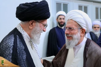 تصاویری از حجت‌الاسلام والمسلمین محمدی ری‌شهری در کنار رهبر انقلاب 31