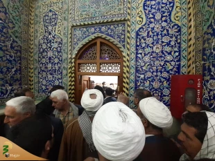 مراسم عزاداری زائران عتبات عالیات در حرم حضرت سیدالشهداء  4