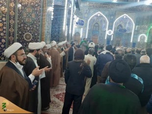 مراسم عزاداری زائران عتبات عالیات در حرم حضرت سیدالشهداء  6