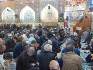 مراسم دعای ندبه زائران ایرانی در خیمــه‌گاه امام حسین(ع) برگزار شد