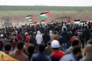 فلسطینی ها با تظاهراتی گسترده روز زمین را گرامی داشتند