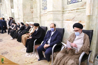 مراسم بزرگداشت آیت الله محمد محمدی ری شهری در مسجد اعظم قم‎  13