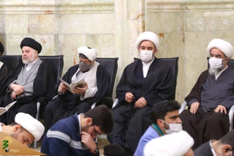 مراسم بزرگداشت آیت الله محمد محمدی ری شهری در مسجد اعظم قم‎  5