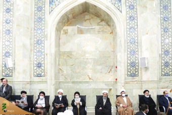 مراسم بزرگداشت آیت الله محمد محمدی ری شهری در مسجد اعظم قم‎  14