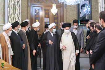 مراسم بزرگداشت آیت الله محمد محمدی ری شهری در مسجد اعظم قم‎  15