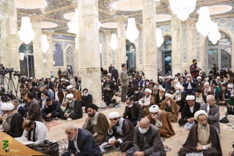 مراسم بزرگداشت آیت الله محمد محمدی ری شهری در مسجد اعظم قم‎  6