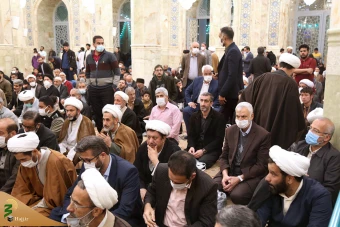 مراسم بزرگداشت آیت الله محمد محمدی ری شهری در مسجد اعظم قم‎  21