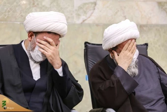 مراسم بزرگداشت آیت الله محمد محمدی ری شهری در مسجد اعظم قم‎  7
