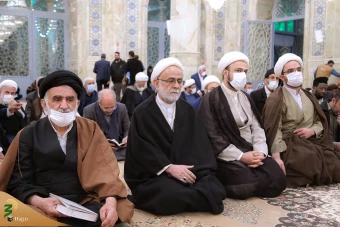 مراسم بزرگداشت آیت الله محمد محمدی ری شهری در مسجد اعظم قم‎  30
