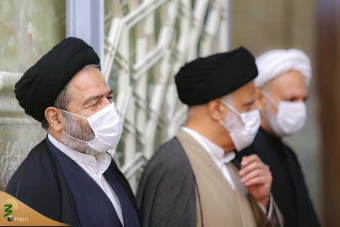 مراسم بزرگداشت آیت الله محمد محمدی ری شهری در مسجد اعظم قم‎  32
