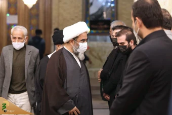 مراسم بزرگداشت آیت الله محمد محمدی ری شهری در مسجد اعظم قم‎  34