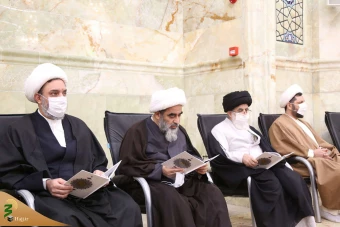 مراسم بزرگداشت آیت الله محمد محمدی ری شهری در مسجد اعظم قم‎  35