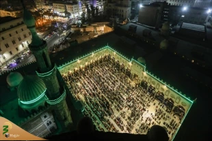 برپایی نخستین نماز تراویح ماه رمضان در مسجدالاقصی و مساجد مصر 2