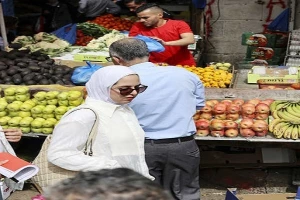 مشارکت مسیحیان در سفره افطار مسلمانان در کرانه باختری