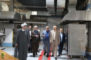 بازدید رئیس سازمان حج و زیارت از آشپزخانه الغدیر در نجف اشرف 2