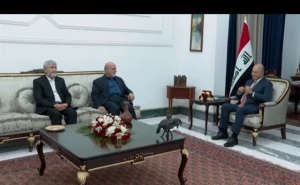 دیدار رئیس سازمان حج و زیارت با رئیس جمهورعراق
