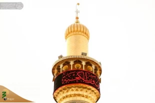 آستان مطهر علوی (ع) سیاهپوش شد 4