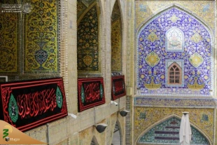 آستان مطهر علوی (ع) سیاهپوش شد 5
